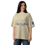 Organic oversized high neck t-shirt - SKY Cleethorpes