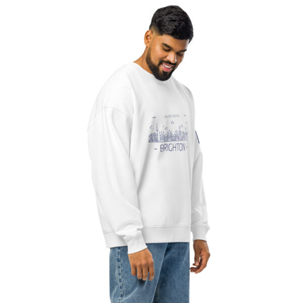 Organic oversized sweatshirt - SKY Brighton