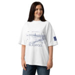 Organic oversized high neck t-shirt - SC Blackpool